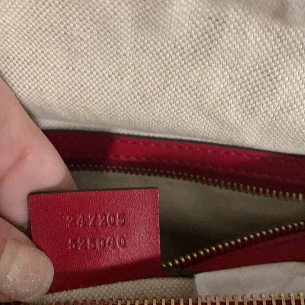 ❣️SOLD❣️GUCCI Gucci Beige/Red GG Joy Boston Bag - Picture 16 of 16